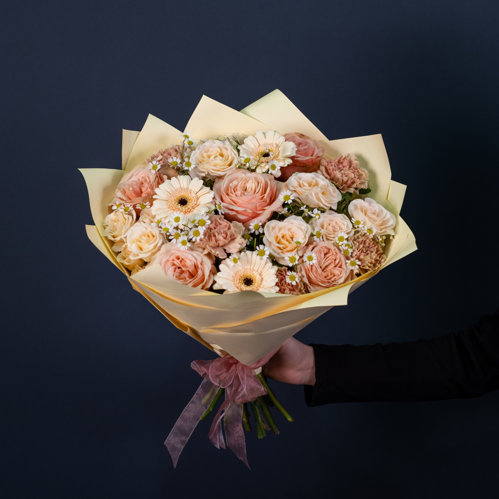 Букет «Персиковая нежность» Букет «Персиковая нежность»