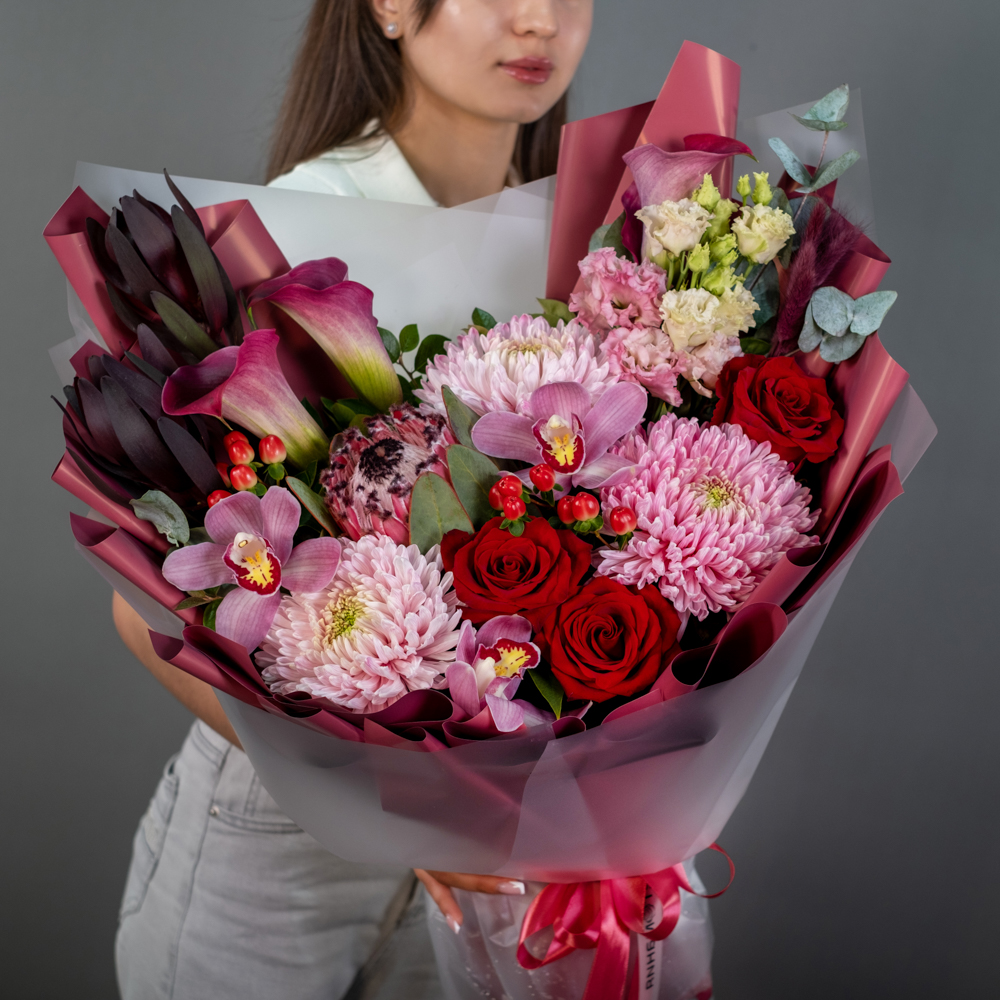 Букет «Бургундский шик» L Букет «Бургундский шик» L