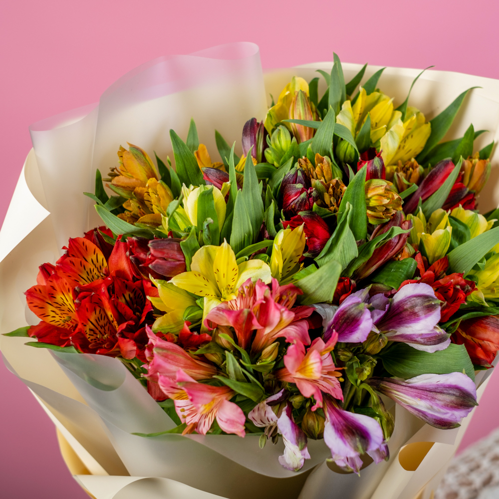 Букет «15 альстромерий» Букет «15 альстромерий»