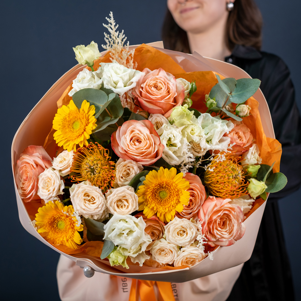 Букет «Апельсиновый пунш» L  Букет «Апельсиновый пунш» L