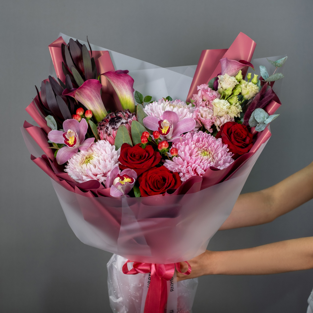 Букет «Бургундский шик» L Букет «Бургундский шик» L