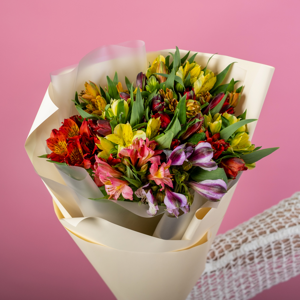 Букет «15 альстромерий» Букет «15 альстромерий»