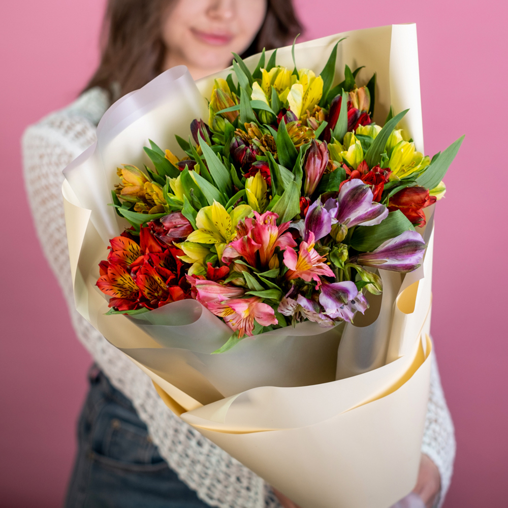 Букет «15 альстромерий» Букет «15 альстромерий»