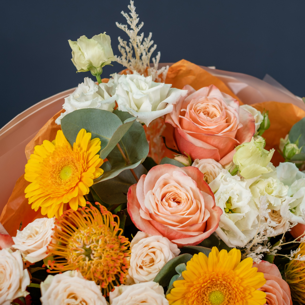 Букет «Апельсиновый пунш» L  Букет «Апельсиновый пунш» L